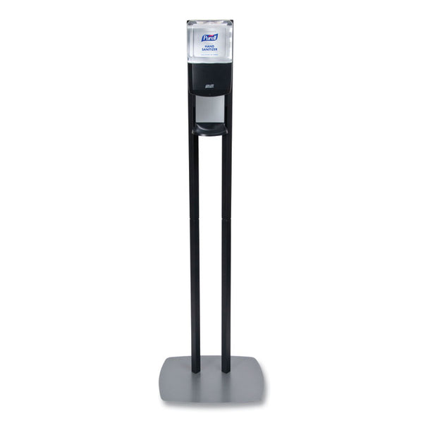 PURELL® ES8 Hand Sanitizer Floor Stand with Dispenser, 1,200 mL, 13.5 x 5 x 28.5, Graphite/Silver (GOJ7218DS) Each