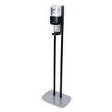 PURELL® ES6 Hand Sanitizer Floor Stand with Dispenser, 1,200 mL, 13.5 x 5 x 28.5, Graphite/Silver (GOJ7216DS)