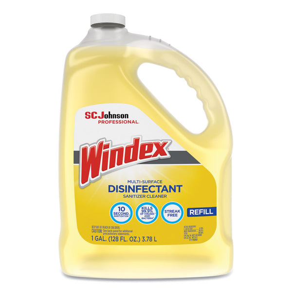 Windex® Multi-Surface Disinfectant Cleaner, Citrus, 1 gal Bottle, 4/Carton (SJN682265) Case of 4