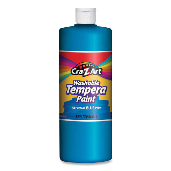 Cra-Z-Art® Washable Tempera Paint, Blue, 32 oz Bottle (CZA760076) Each