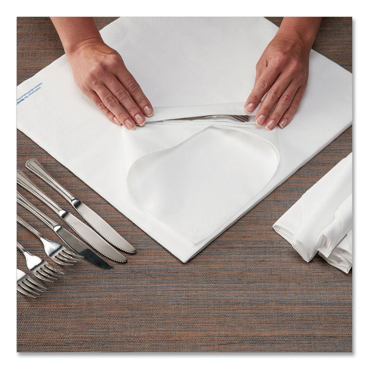 Hoffmaster® Airlaid Flat Pack Napkins, 1 Ply, 15.5 x 15.5, White, 1,000/Carton (HFM253263) Case of 1000