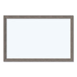 U Brands Magnetic Dry Erase Board with Rustic Frame, 36" x 24" (Actual Size: 35" x 23"), White Surface, Brown Wood Frame (UBR4890U0001) Each