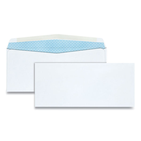 Quality Park™ Security Tint Business Envelope, #10, Commercial Flap, Gummed Closure, 4.13 x 9.5, White, 500/Box (QUA90030) Box of 500