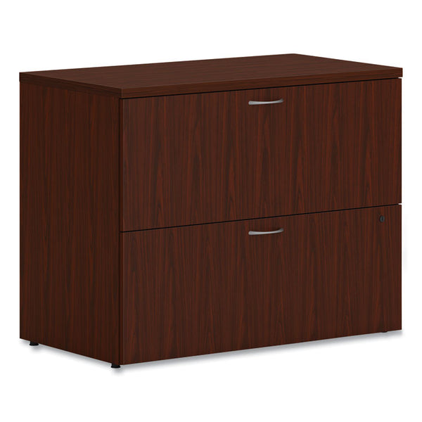 HON® Mod Lateral File, 2 Legal/Letter-Size File Drawers, Traditional Mahogany, 36" x 20" x 29" (HONLLF3620L2LT1)