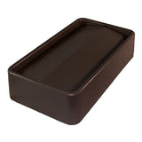 Impact® Thin Bin® 23 Gallon Swingtop Lid, 4/Case, Brown (IMP7024-4) Case of 4