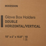 McKesson Glove Box Holder Horizontal or Vertical Mounted 2-Box Capacity Clear 4 X 10 X 10-3/4 Inch Plastic (464712_EA) 1/EA