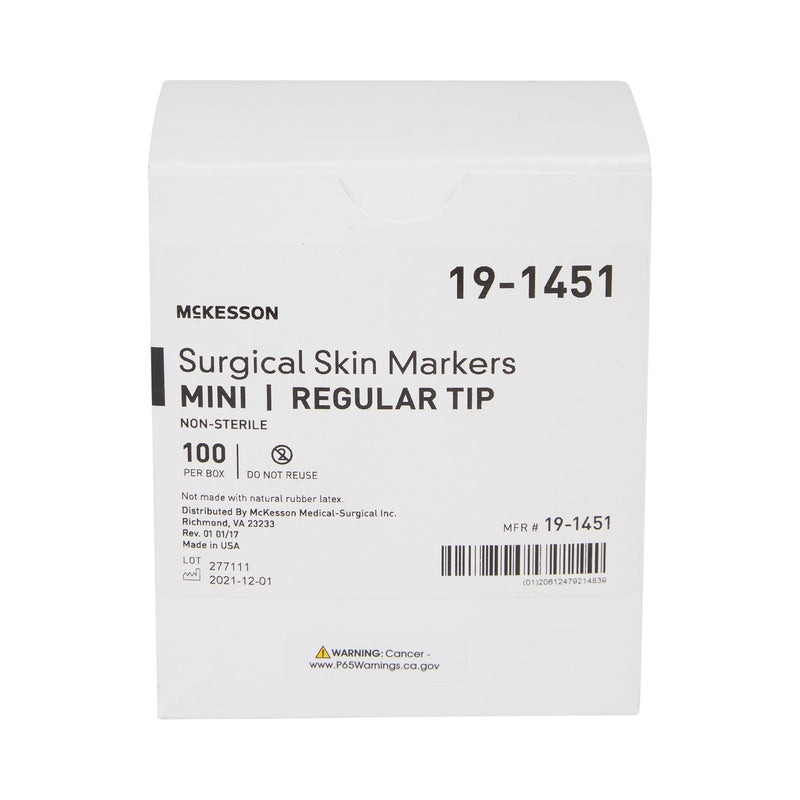 McKesson Skin Marker Prep-Resistant Gentian Violet Ink NonSterile Mini Regular Tip (1042455_EA) 1/EA
