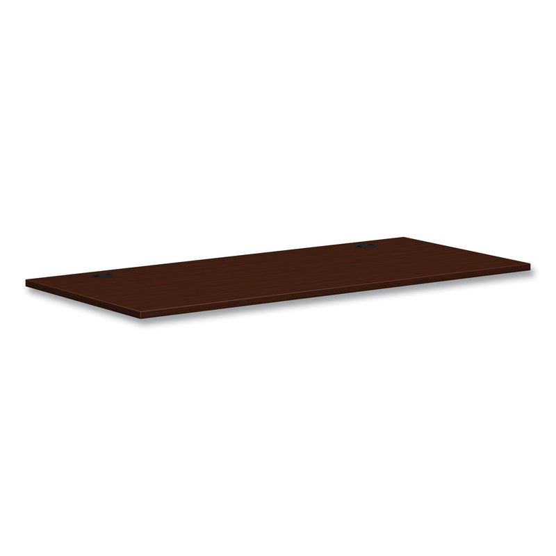 HON® Mod Worksurface, Rectangular, 66w x 30d, Traditional Mahogany (HONPLRW6630LT1) Each