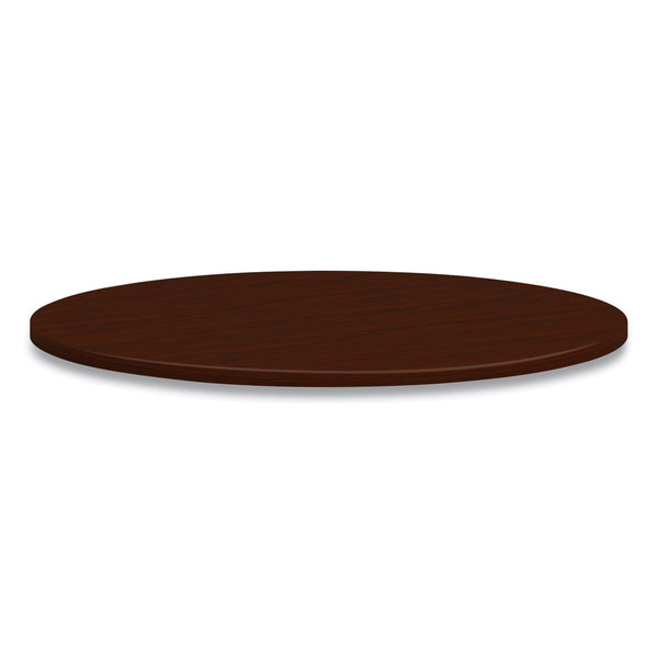 HON® Mod Round Conference Table Top, 42" Diameter, Traditional Mahogany (HONTBL42RNDLT1)