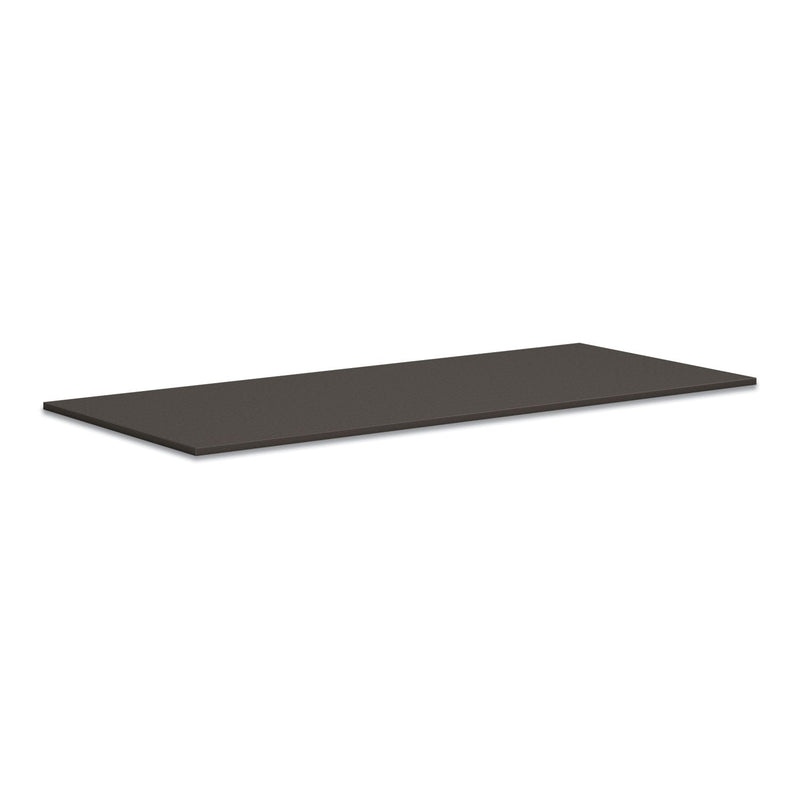 HON® Mod Rectangular Conference Table Top, 96w x 42d, Slate Teak (HONTBL4296RTLS1) Each