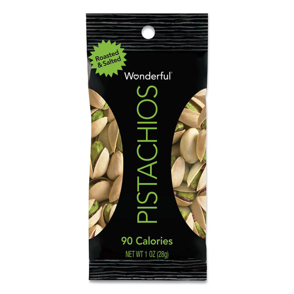 Paramount Farms® Wonderful Pistachios, Roasted and Salted, 1 oz Pack, 12/Box (PAM072142A25X) Box of 12