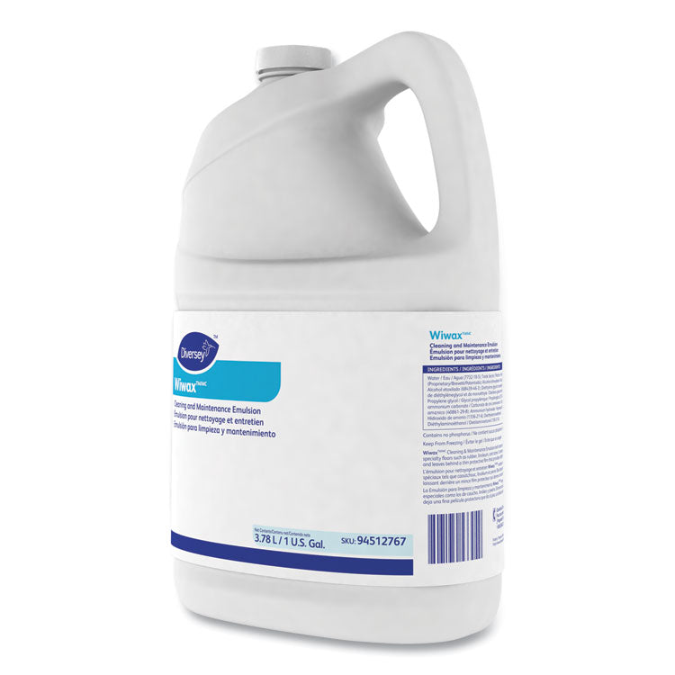 Diversey™ Wiwax Cleaning and Maintenance Solution, Liquid, 1 gal Bottle, 4/Carton (DVO94512767) Case of 4