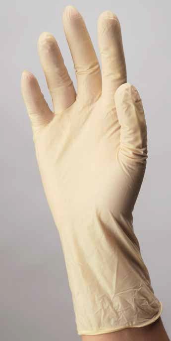 ESTEEM™ Exam Glove Large NonSterile Stretch Vinyl Standard Cuff Length Smooth Cream Not Rated (1011471_BX) 150/BX