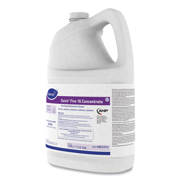 Oxivir® Five 16 One-Step Disinfectant Cleaner, 1 gal Bottle, 4/Carton (DVO4963314) Case of 4