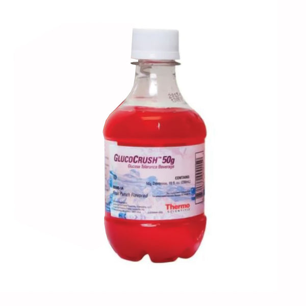 GlucoCrush™ Glucose Tolerance Beverage Fruit Punch 50 Gram Pregnant Women 10 oz. per Bottle (1032188_CS) 24/CS