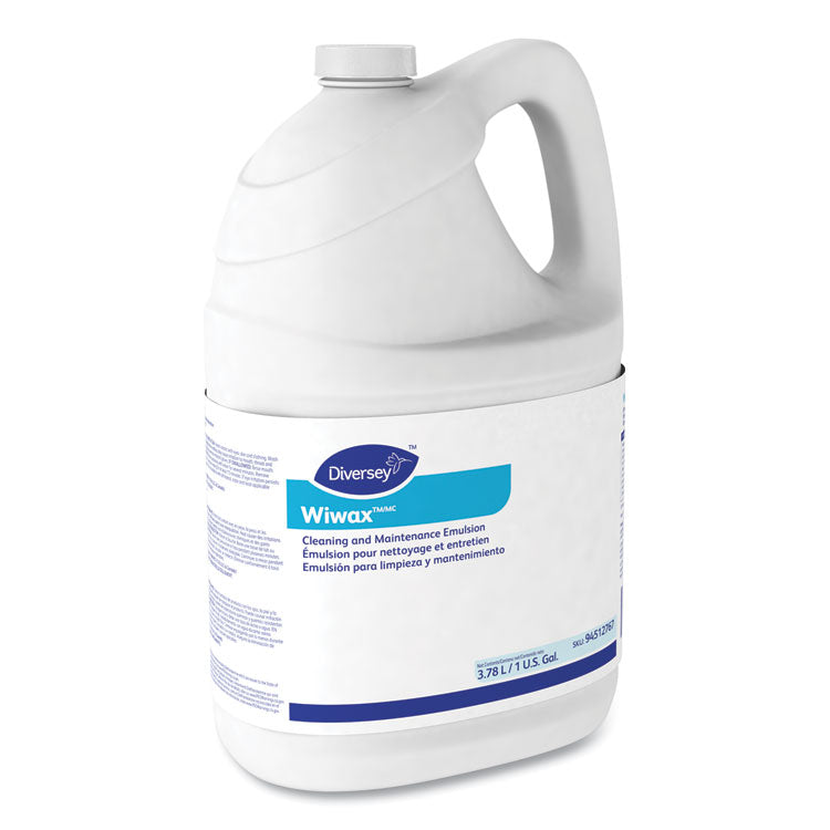 Diversey™ Wiwax Cleaning and Maintenance Solution, Liquid, 1 gal Bottle, 4/Carton (DVO94512767) Case of 4