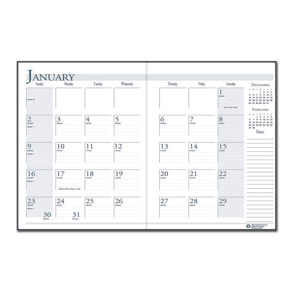 House of Doolittle Economy Monthly Planner, 14 Mons Dec/Jan, 8-1/2"x11", December 2025 to January 2027 (HOD26002) Each