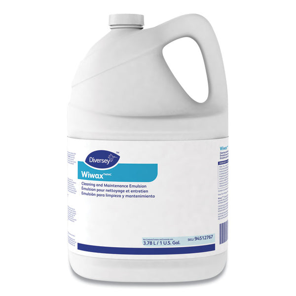 Diversey™ Wiwax Cleaning and Maintenance Solution, Liquid, 1 gal Bottle, 4/Carton (DVO94512767)