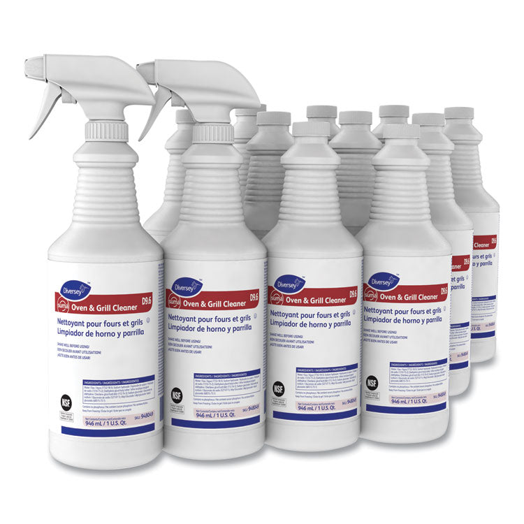 Diversey™ Suma Oven and Grill Cleaner, Neutral, 32 oz, Spray Bottle, 12/Carton (DVO948049) Case of 12