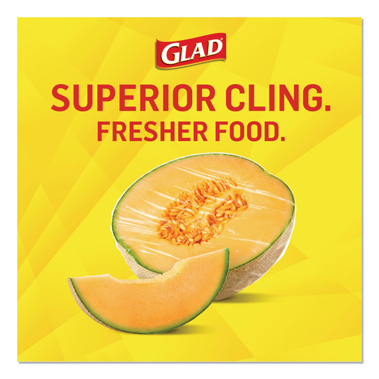 Glad® ClingWrap Plastic Wrap, 200 Square Foot Roll, Clear (CLO00020)