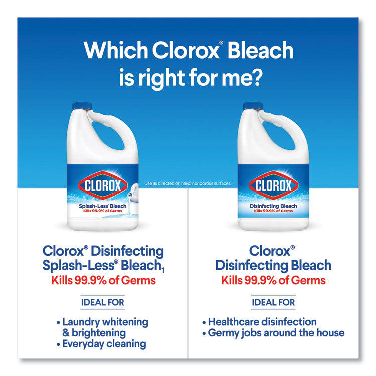 Clorox® Regular Bleach with CloroMax Technology, 24 oz Bottle, 12/Carton (CLO32251)