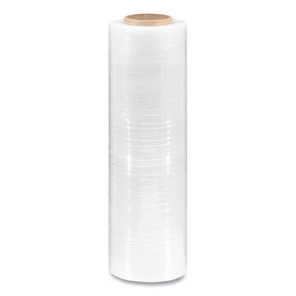 Coastwide Professional™ Extended Core Blown Stretch Wrap, 18" x 1,500 ft, 79-Gauge, Clear, 4/Carton (CWZ687958)