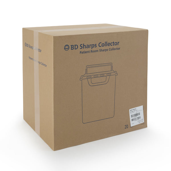 BD™ Gardian Sharps Container Red Base 11-7/10 H X 16-3/5 W X 4-1/2 D Inch Horizontal Entry 1.35 Gallon (207527_CS) 20/CS