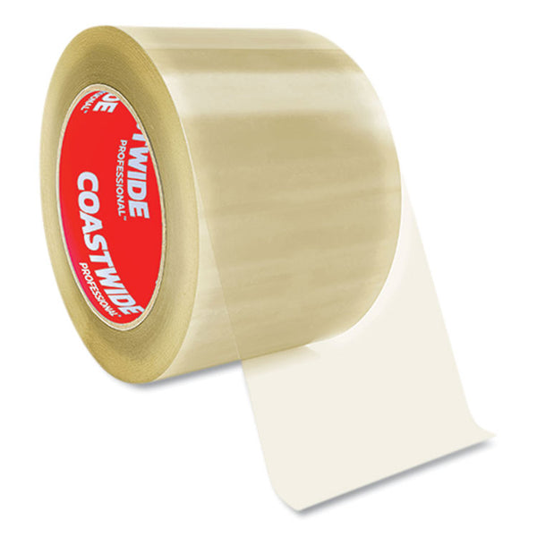 Coastwide Professional™ Industrial Packing Tape, 3" Core, 1.8 mil, 3" x 110 yds, Clear, 24/Carton (CWZ24330715)
