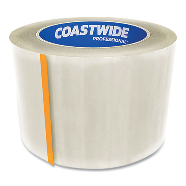 Coastwide Professional™ Industrial Packing Tape, 3" Core, 2.1 mil, 3" x 110 yds, Clear, 24/Carton (CWZ24341915)
