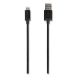 NXT Technologies™ Braided Apple Lightning Cable to USB-A Cable, 4 ft, Black (NXT24383998) Each
