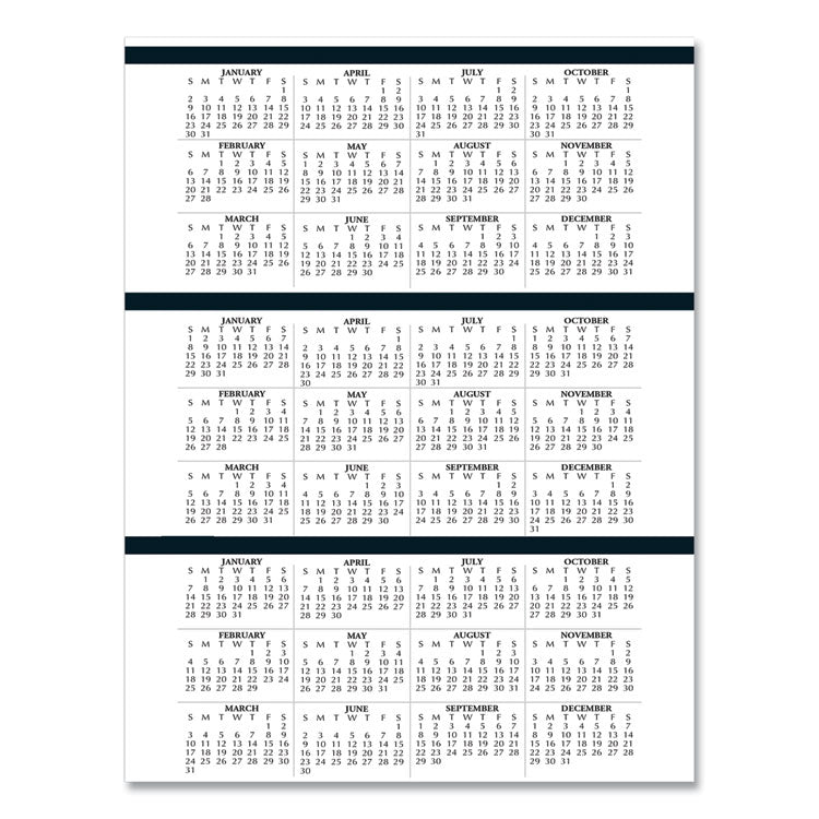 House of Doolittle™ Executive Series Four-Person Group Practice Daily Appointment Book, 11 x 8.5, Black Hard Cover, 12-Month (Jan to Dec): 2026 (HOD28292) Each