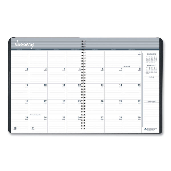 House of Doolittle™ Recycled Monthly 5-Year/62-Month Planner, 11 x 8.5, Black Cover, 62-Month: Dec 2025 to Jan 2031 (HOD262502) Each