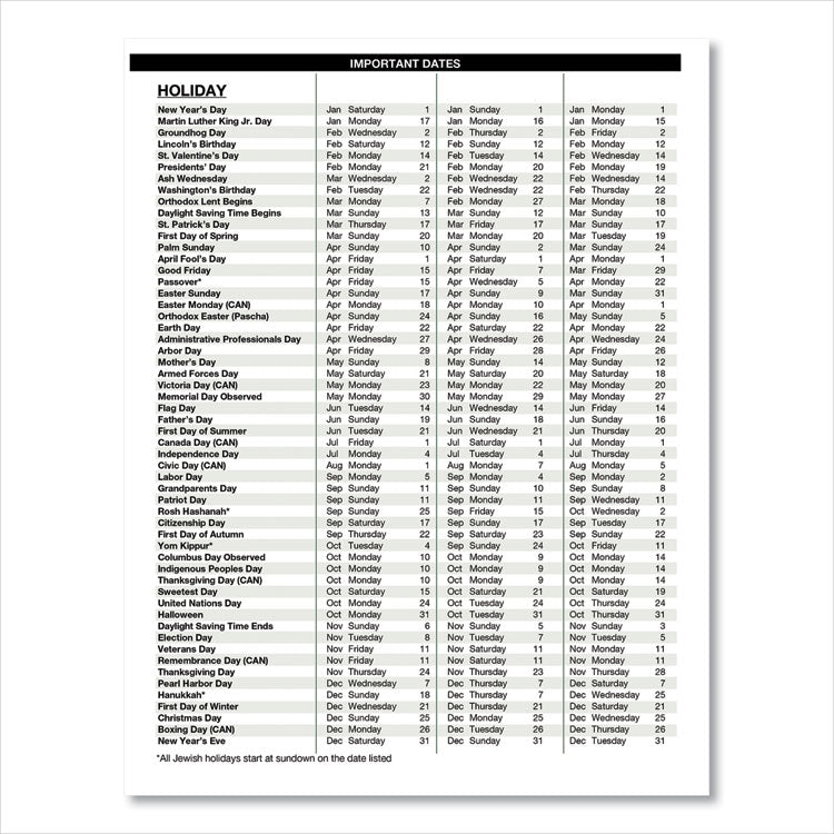 House of Doolittle™ Recycled Professional Weekly Planner, 15-Minute Appts, 11 x 8.5, Black Wirebound Soft Cover, 12-Month (Jan to Dec): 2026 (HOD27202) Each