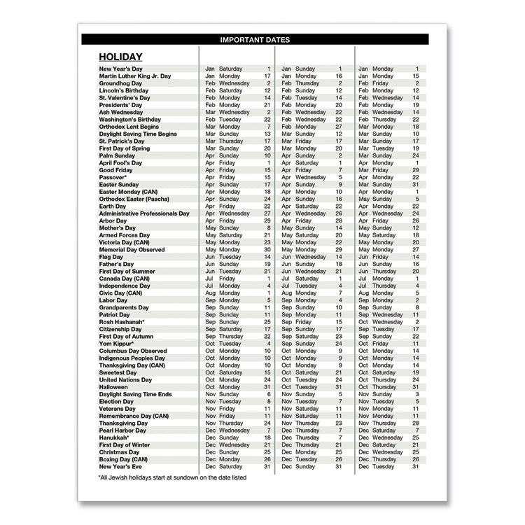 House of Doolittle™ Eight-Person Group Practice Daily Appointment Book, 11 x 8.5, Black Cover, 12-Month (Jan to Dec): 2026 (HOD28102) Set of 2