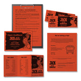 Astrobrights® Color Paper, 24 lb Bond Weight, 8.5 x 11, Orbit Orange, 500 Sheets/Ream (WAU22561) 1 Ream