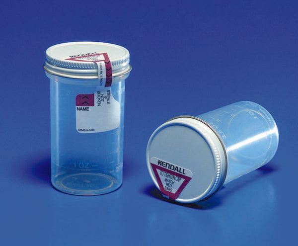 Precision™ Specimen Container 2-1/2 X 2-3/4 Inch 120 mL (4 oz.) Screw Cap Unprinted Sterile (322885_EA) 1/EA