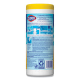 Clorox® Disinfecting Wipes, 1-Ply, 7 x 8, Crisp Lemon, White, 35/Canister (CLO01594EA) Each