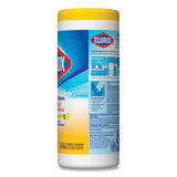 Clorox® Disinfecting Wipes, 1-Ply, 7 x 8, Crisp Lemon, White, 35/Canister (CLO01594EA) Each