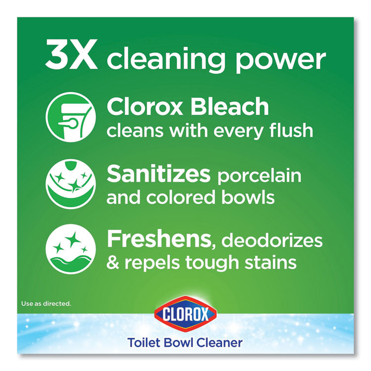 Clorox® Automatic Toilet Bowl Cleaner, 3.5 oz Tablet, 2/Pack (CLO30024PK)