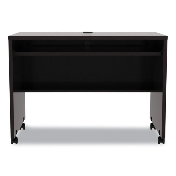 Alera® Alera Valencia Series Mobile Workstation Desk, 41.38" x 23.63" x 30", Espresso (ALEVA204224ES)