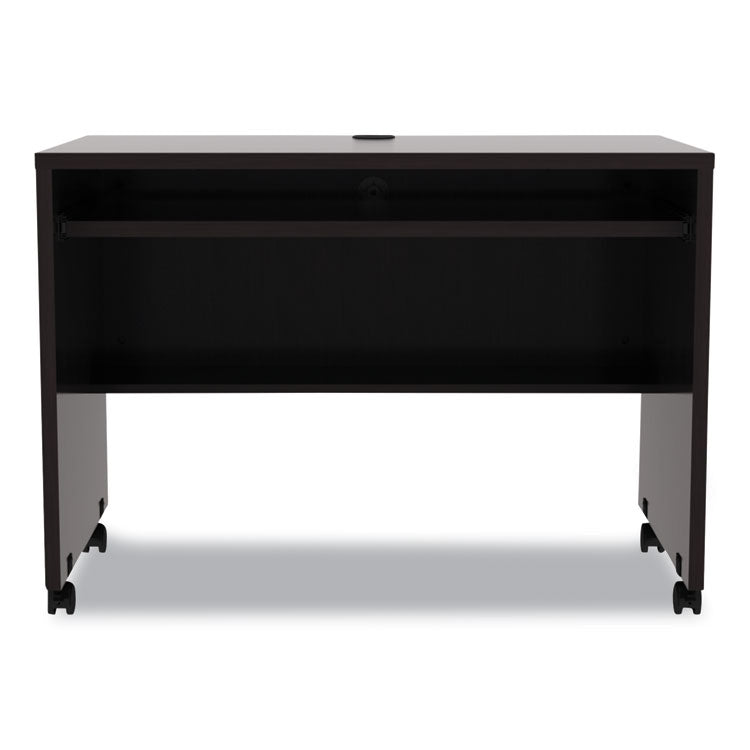 Alera® Alera Valencia Series Mobile Workstation Desk, 41.38" x 23.63" x 30", Espresso (ALEVA204224ES)