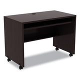 Alera® Alera Valencia Series Mobile Workstation Desk, 41.38" x 23.63" x 30", Espresso (ALEVA204224ES)