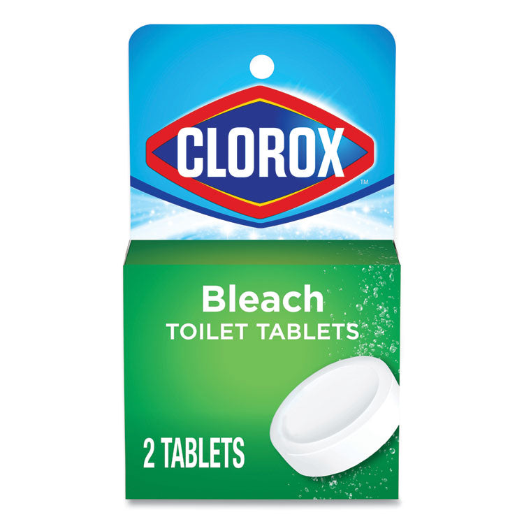 Clorox® Automatic Toilet Bowl Cleaner, 3.5 oz Tablet, 2/Pack (CLO30024PK)