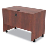 Alera® Alera Valencia Series Mobile Workstation Desk, 41.38" x 23.63" x 30", Medium Cherry (ALEVA204224MC)