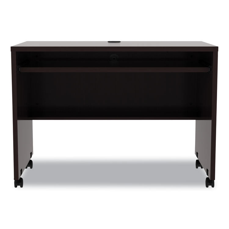 Alera® Alera Valencia Series Mobile Workstation Desk, 41.38" x 23.63" x 30", Espresso (ALEVA204224ES)