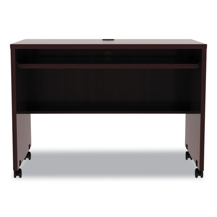 Alera® Alera Valencia Series Mobile Workstation Desk, 41.38" x 23.63" x 30", Mahogany (ALEVA204224MY)