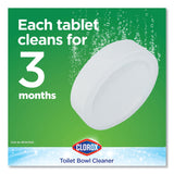 Clorox® Automatic Toilet Bowl Cleaner, 3.5 oz Tablet, 2/Pack, 6 Packs/Carton (CLO30024CT)