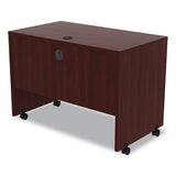 Alera® Alera Valencia Series Mobile Workstation Desk, 41.38" x 23.63" x 30", Mahogany (ALEVA204224MY)