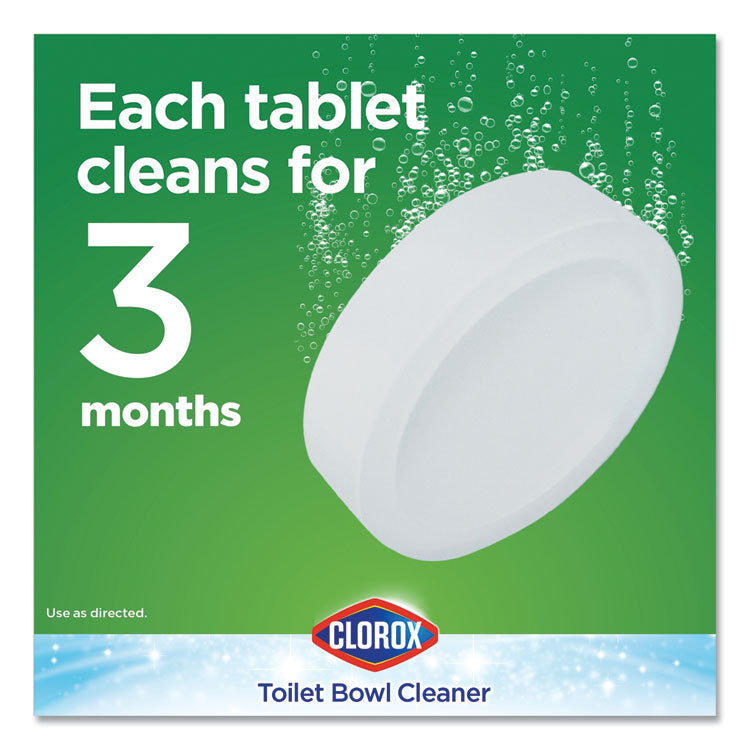 Clorox® Automatic Toilet Bowl Cleaner, 3.5 oz Tablet, 2/Pack (CLO30024PK)