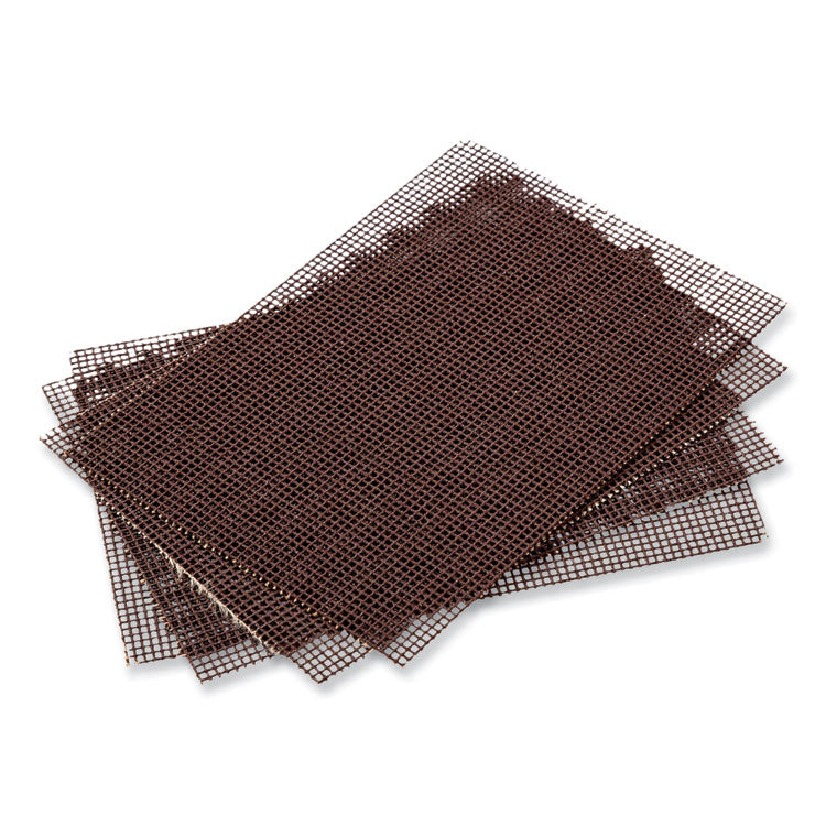 AmerCareRoyal® Griddle Screen, Aluminum Oxide, 4 x 5.5, Brown, 20/Pack, 10 Packs/Carton (RPPGS1020) Case of 200